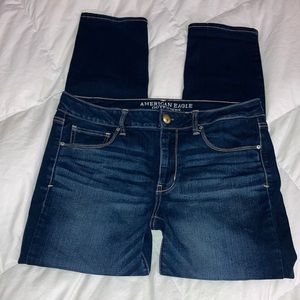 American Eagle skinny Jean, super stretch size 12 short, like new